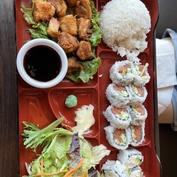 Thai Thani Restaurant - bento with chicken karaage and spicy tuna roll - Thai Near Me - Walnut Creek, California Thai Thani Restaurant - bento with chicken karaage and spicy tuna roll - Thai Near Me - Walnut Creek, California