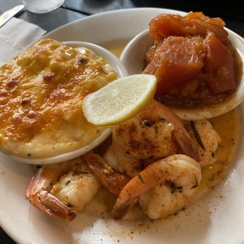 Melba's Restaurant - Charleston shrimp (sautéed), Mac and cheese and the ASAP yams! - Southern Near Me - New York, New York