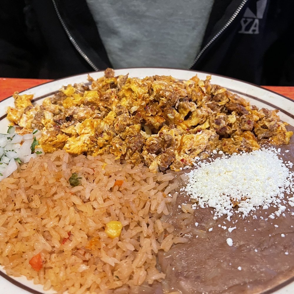 Super A's - Chorizo, eggs, rice and beans. - Mexican Near Me - Costa Mesa, California Super A's - Chorizo, eggs, rice and beans. - Mexican Near Me - Costa Mesa, California
