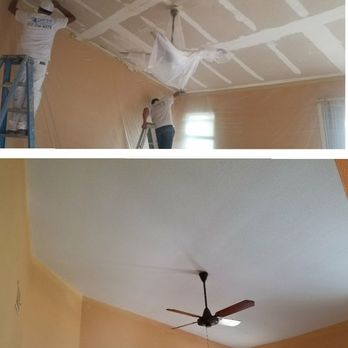 Popcorn Ceiling Removal Tape Float Texture And Paint Yelp