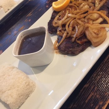 Casa Del Campo - Steak with onions, white rice and black beans - Dominican Near Me - North Babylon, New York Casa Del Campo - Steak with onions, white rice and black beans - Dominican Near Me - North Babylon, New York