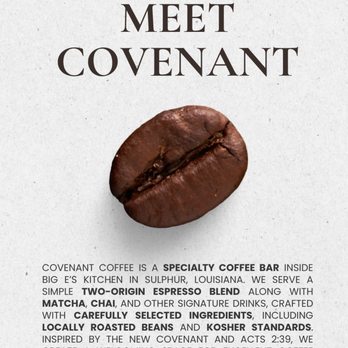 Covenant Coffee - Coffee & Tea Near Me - Sulphur, Louisiana Covenant Coffee - Coffee & Tea Near Me - Sulphur, Louisiana