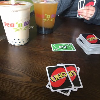 Tea 'n Tea - Okinawa blended milk tea and mango green tea w boba!! Yes!!! :D - Coffee & Tea Near Me - Northridge, California Tea 'n Tea - Okinawa blended milk tea and mango green tea w boba!! Yes!!! :D - Coffee & Tea Near Me - Northridge, California
