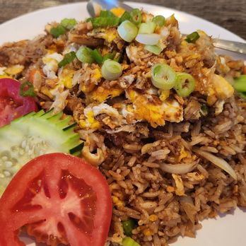 Thai E-San - Crab fried rice. - Thai Near Me - Corona, California Thai E-San - Crab fried rice. - Thai Near Me - Corona, California