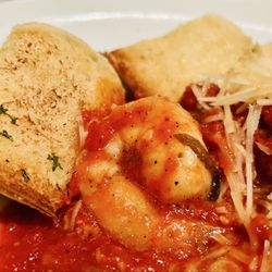 Shrimp Marinara appetizer