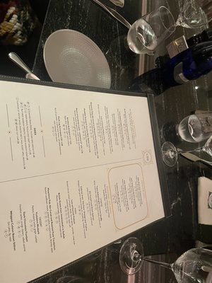 Menu photo 2 GBR London London, XGL Menu photo 2 GBR London London, XGL