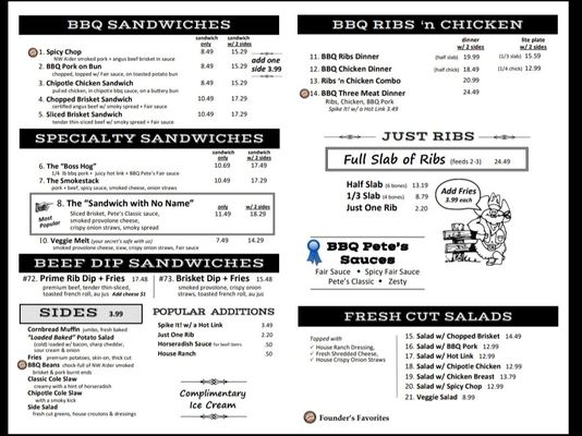Menu photo 8 BBQ Pete's Kent, WA Menu photo 8 BBQ Pete's Kent, WA