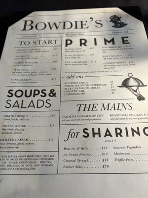 Menu photo 2 Bowdie's Chophouse - Saugatuck Saugatuck, MI Menu photo 2 Bowdie's Chophouse - Saugatuck Saugatuck, MI