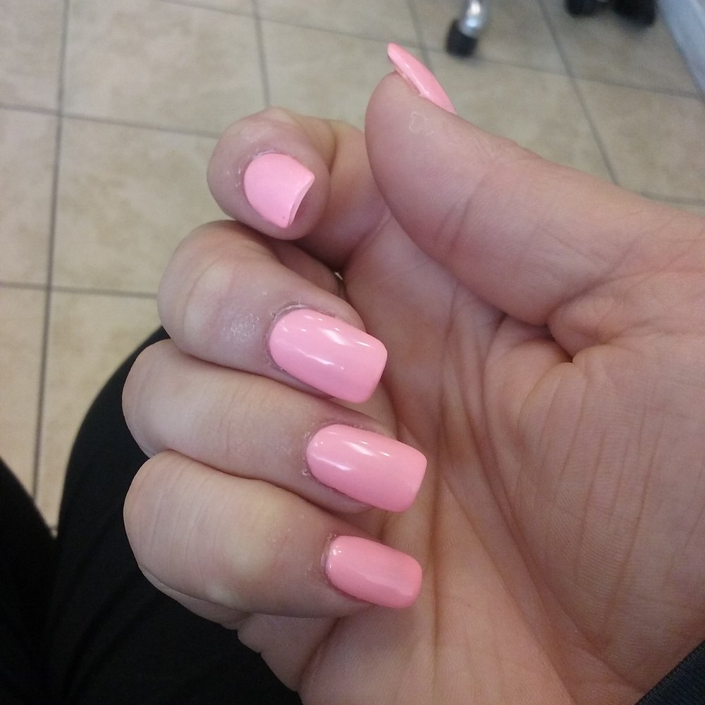 Sassy Nails VB Beach - Ambre color. Very Barbieish but I love it - Nail Salons Near Me - Virginia Beach, Virginia