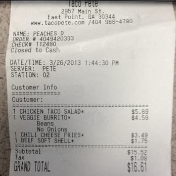 Taco Pete - My favorite fast food! - Mexican Near Me - East Point, Georgia