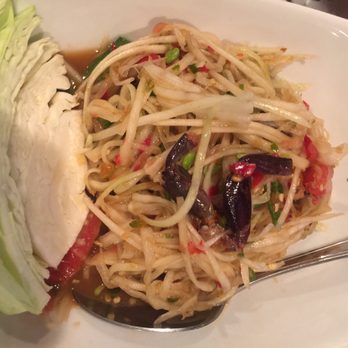 SriThai Thai Kitchen & Sushi Bar - Duluth - Papaya salad - Laos style extra spicy but not really. - Japanese Near Me - Duluth, Georgia SriThai Thai Kitchen & Sushi Bar - Duluth - Papaya salad - Laos style extra spicy but not really. - Japanese Near Me - Duluth, Georgia