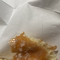 Found a white hair in the donut Found a white hair in the donut