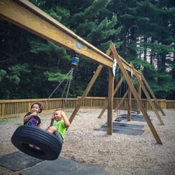 Imagination Station Park & Playground - Playground area & swings
