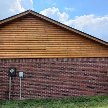 One Man Handyman - Side of a home that was treated and stained by me alone! 2 days, 10 hours per day! - Handyman Near Me