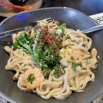 Dumpling Time - Shrimp garlic noodles $20 - Dim Sum Near Me - San Francisco, California Dumpling Time - Shrimp garlic noodles $20 - Dim Sum Near Me - San Francisco, California