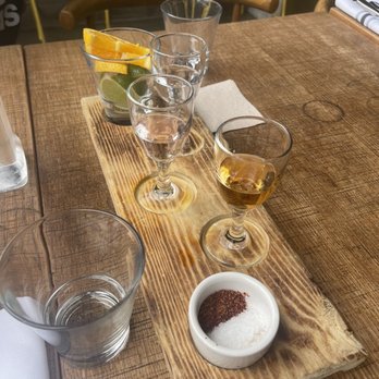 Cha Cha's Latin Kitchen - Tequila flight for half off on Tuesday!!! - Mexican Near Me - Irvine, California