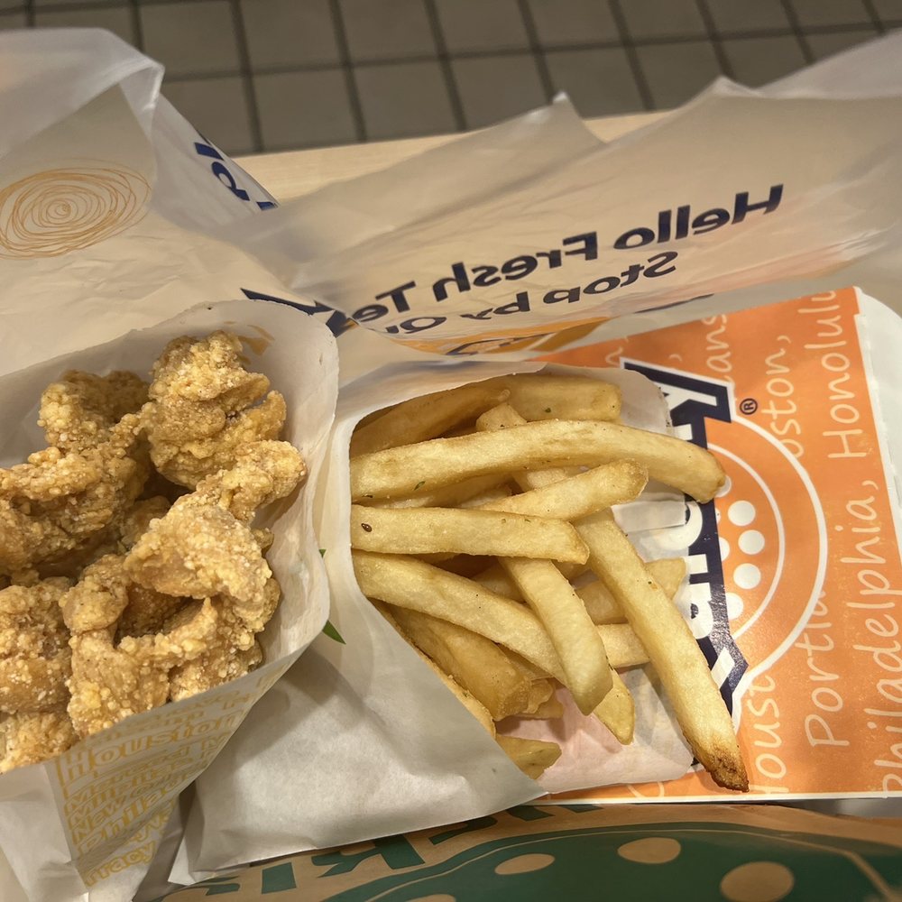 Quickly - Popcorn chicken and french fries - Bubble Tea Near Me - Hayward, California Quickly - Popcorn chicken and french fries - Bubble Tea Near Me - Hayward, California