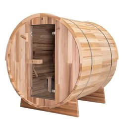 True Construction - Barrel Sauna with no porch