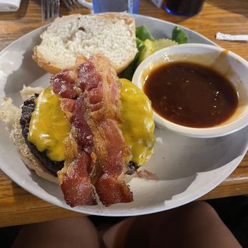 The Retreat - Whiskey bacon burger - Sports Bars Near Me - Liverpool, New York