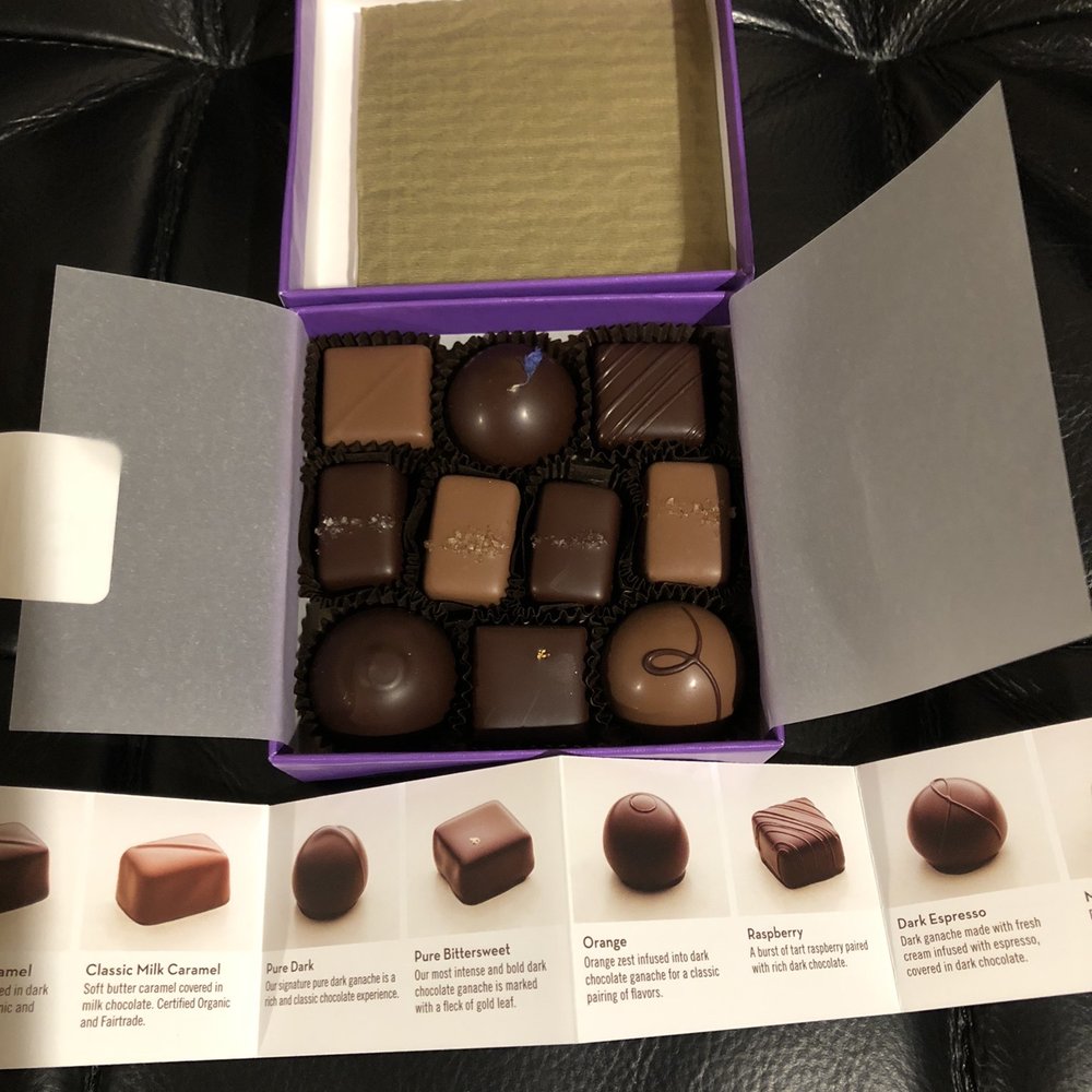 Fran's Chocolates - 10pc Fran's Assortment - Violet - $25 - Chocolatiers & Shops Near Me - Seattle, Washington
