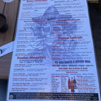Rockin' Baja Lobster - Menu - Mexican Near Me - Oceanside, California