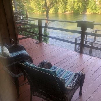 Riverfront Lodging - View from room - Hotels Near Me - Shady Cove, Oregon