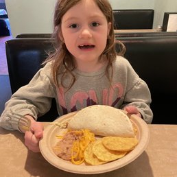 Soft taco Kid's meal! Soft taco Kid's meal!