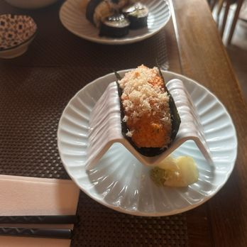 Mikado - Spicy salmon handroll - Japanese Near Me - Brooklyn, New York