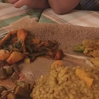 Asmara - Vegetarian platter for 3 included some yummy veggies - Ethiopian Near Me - Rome, RM Asmara - Vegetarian platter for 3 included some yummy veggies - Ethiopian Near Me - Rome, RM