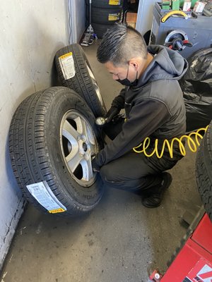 Our team on the job - Our team working for our clients