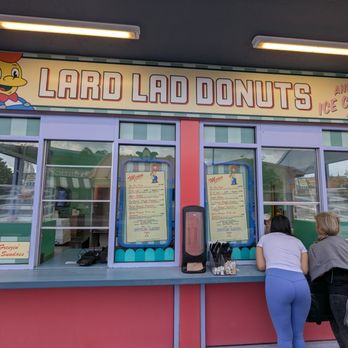 Lard Lad Donuts - Outside Lard Lad Donuts at Springfield, U.S.A. at Universal Studios Florida at Universal Orlando Resort. Storefront. - Donuts Near Me - Orlando, Florida Lard Lad Donuts - Outside Lard Lad Donuts at Springfield, U.S.A. at Universal Studios Florida at Universal Orlando Resort. Storefront. - Donuts Near Me - Orlando, Florida