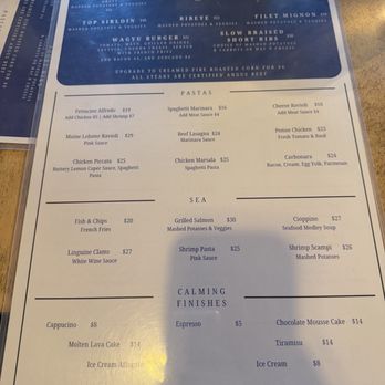 Waterside - Menu - New American Near Me - Oxnard, California