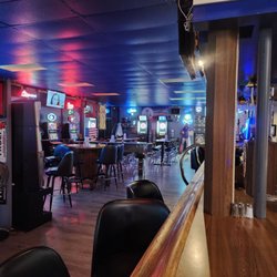 The Hangout Sports Bar & Grill - We have the whole place to ourselves after the NBA final game.