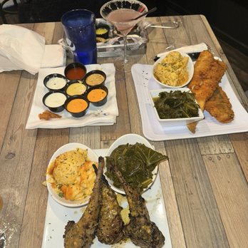 MaryLou's - Lamb Chop & Fish Dinner with Mac & Collard Greens - Tacos Near Me - Fort Washington, Maryland