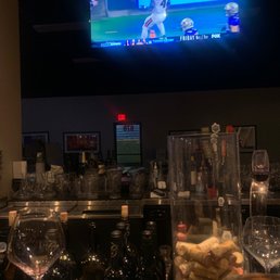 Sitting at the bar ...