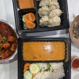 Butter Chicken Rice Box