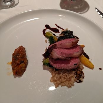 North Fork Table & Inn - Lamb. Barley. Carrots. Eggplant ratatouille. - New American Near Me - Southold, New York North Fork Table & Inn - Lamb. Barley. Carrots. Eggplant ratatouille. - New American Near Me - Southold, New York