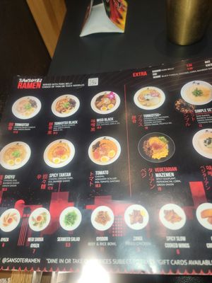 Menu photo 1 Sansotei Ramen Toronto, ON Menu photo 1 Sansotei Ramen Toronto, ON
