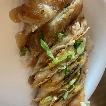 Egghead Cafe - Green onion pancake - Coffee & Tea Near Me - Honolulu, Hawaii