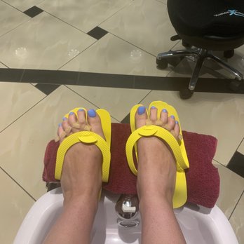 Luxe Nail Bar - Finished pedi - Waxing Near Me - Destin, Florida