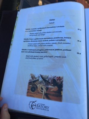 Menu photo 2 CC Stefan Batory Kraków, MA