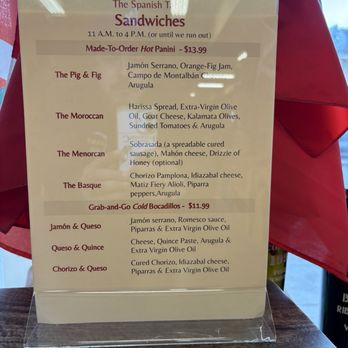 The Spanish Table - Menu - Coffee & Tea Near Me - San Francisco, California The Spanish Table - Menu - Coffee & Tea Near Me - San Francisco, California