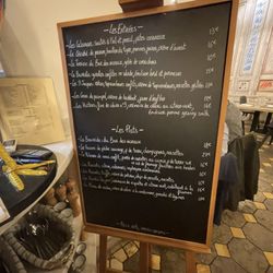 Bar des Oiseaux - Menu/Dishes of the day