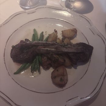 Campi Italian - Lamb chops with potatoes and green beans - Cocktail Bars Near Me - Delray Beach, Florida