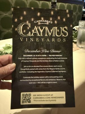 Menu photo 1 Carrabba's Italian Grill Jacksonville, FL