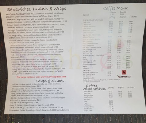 Menu photo 2 Sophie's Whiteville, NC Menu photo 2 Sophie's Whiteville, NC