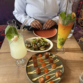 Red Window - Lychee lovin spritz, Patatas Bravas, Brussels, mango lassi mojito - Cocktail Bars Near Me - San Francisco, California Red Window - Lychee lovin spritz, Patatas Bravas, Brussels, mango lassi mojito - Cocktail Bars Near Me - San Francisco, California