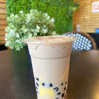 Tai Tea - Rose Milk Tea with Boba and Pudding - Bubble Tea Near Me - Orange, California Tai Tea - Rose Milk Tea with Boba and Pudding - Bubble Tea Near Me - Orange, California