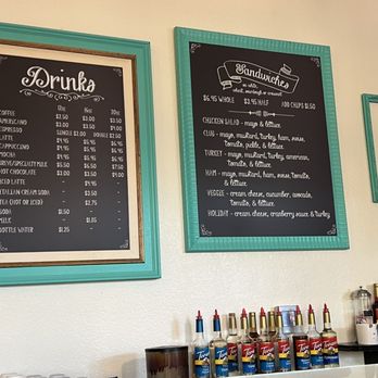 Mugs Cafe & Bakery - a menu on the wall - Bakeries Near Me - Roanoke, Texas Mugs Cafe & Bakery - a menu on the wall - Bakeries Near Me - Roanoke, Texas