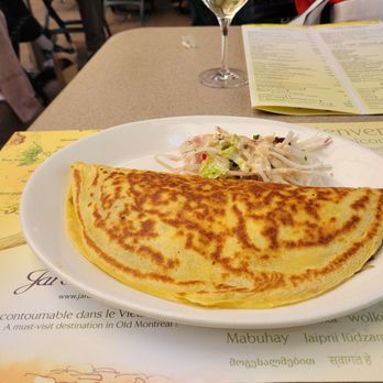Jardin Nelson - Roti de Porc(crepe with roast pork, mushrooms and mozzarella) - Creperies Near Me - Montreal, Quebec